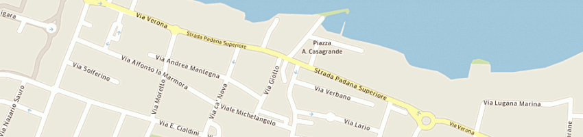 Mappa della impresa albergo ristorante ganfo a SIRMIONE