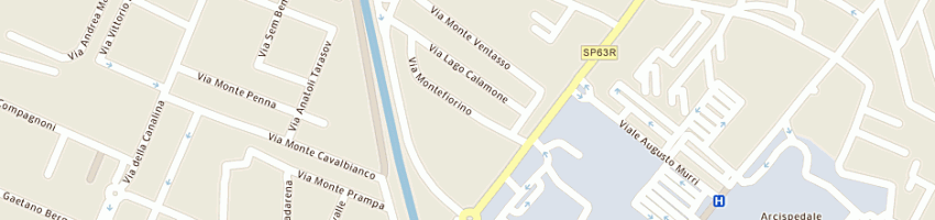 Mappa della impresa mpa a REGGIO EMILIA