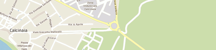 Mappa della impresa l'aranceto srl a CALCINAIA