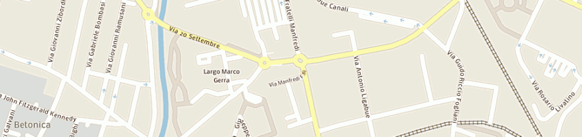 Mappa della impresa credito emiliano spa a REGGIO EMILIA