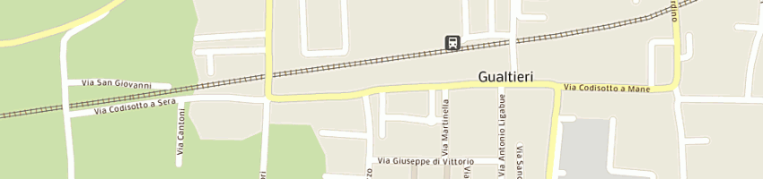 Mappa della impresa benatti franco a GUALTIERI