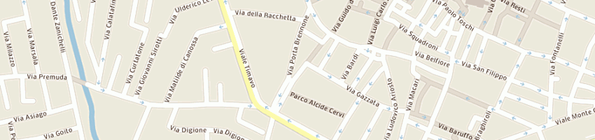 Mappa della impresa panificio panciroli snc a REGGIO EMILIA