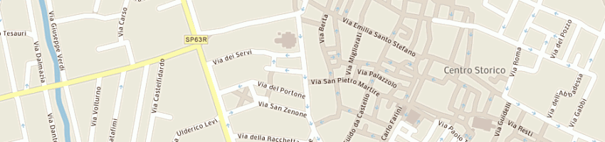 Mappa della impresa ordine degli architetti a REGGIO EMILIA