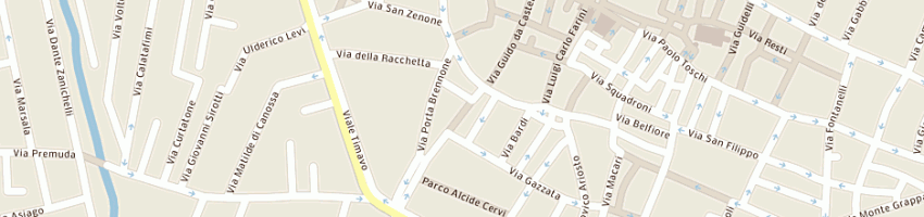 Mappa della impresa agnese acconciature a REGGIO EMILIA