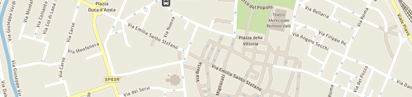 Mappa della impresa ristorante hot chili a REGGIO EMILIA