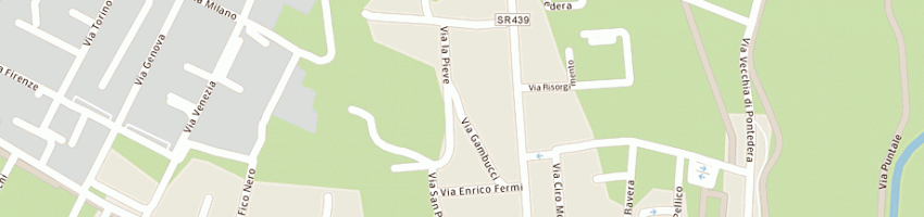 Mappa della impresa valdera vetro a PONSACCO