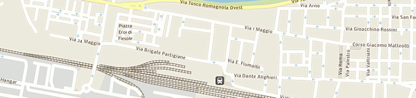 Mappa della impresa consorzio pisano trasporti a PONTEDERA