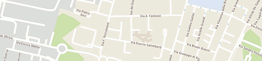 Mappa della impresa centro carni (snc) a PONTEDERA
