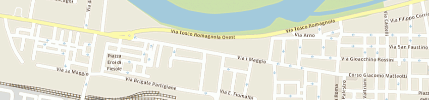 Mappa della impresa bacci patrizia a PONTEDERA