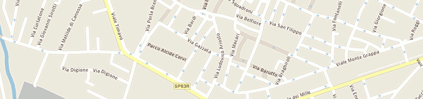 Mappa della impresa bedogni paolo a REGGIO EMILIA