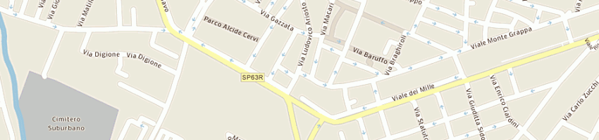 Mappa della impresa il girasole cooperativa sociale a rl a REGGIO EMILIA