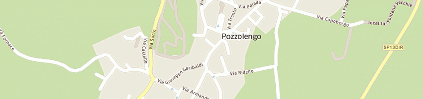 Mappa della impresa banca popolare di verona a POZZOLENGO