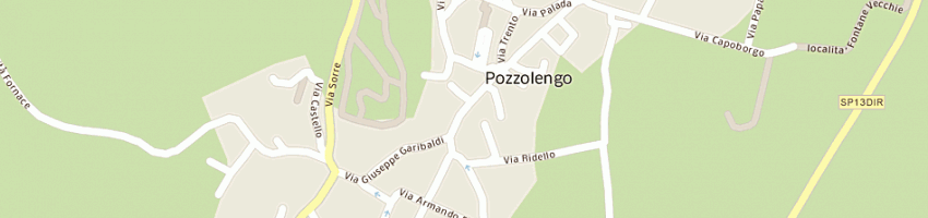 Mappa della impresa bitante roberto a POZZOLENGO
