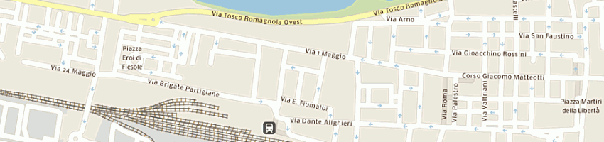 Mappa della impresa pacini lio a PONTEDERA