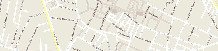 Mappa della impresa gelateria romana a REGGIO EMILIA