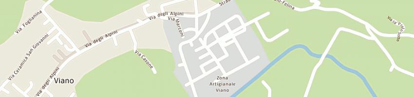 Mappa della impresa assabesi srl a VIANO