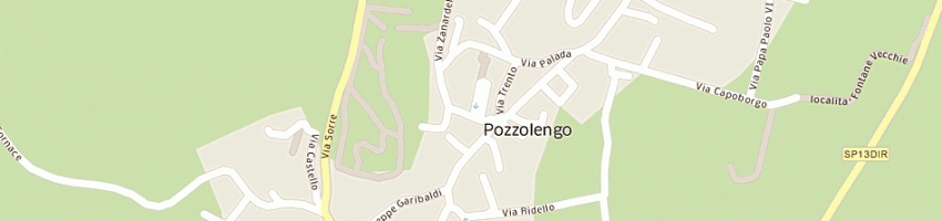 Mappa della impresa bonomo nives a POZZOLENGO
