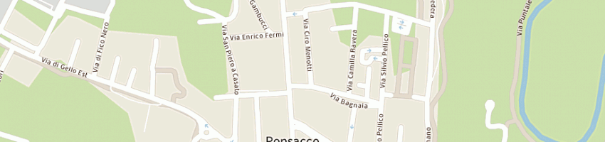 Mappa della impresa di graziano giuseppe a PONSACCO