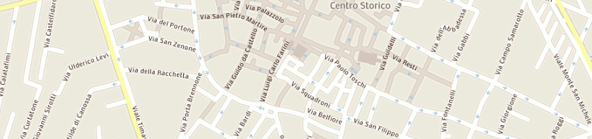 Mappa della impresa forno antica bonta' a REGGIO EMILIA