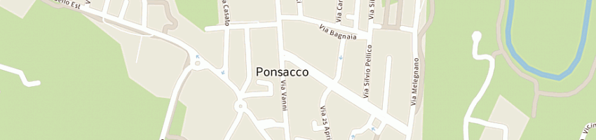 Mappa della impresa casetti mario a PONSACCO