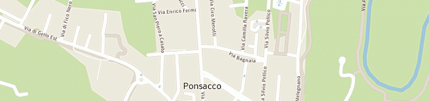 Mappa della impresa calvani roberto studio consulenza del lavoro a PONSACCO