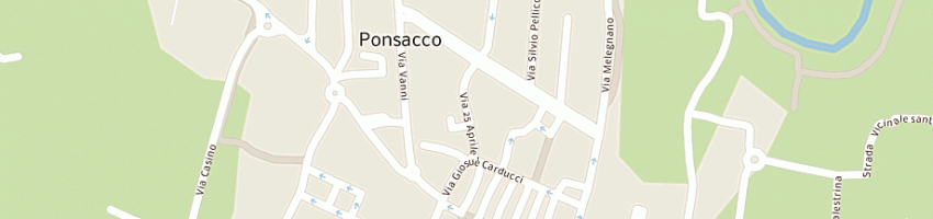 Mappa della impresa guarnieri giuseppe a PONSACCO
