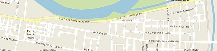 Mappa della impresa sf amu a PONTEDERA
