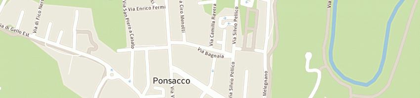 Mappa della impresa organizzazione pantani di pantani alfonsino a PONSACCO