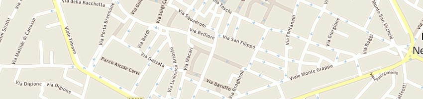 Mappa della impresa bar caffe' san carlo a REGGIO EMILIA