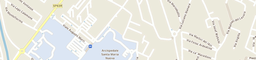 Mappa della impresa ristorante pizzeria capri snc a REGGIO EMILIA