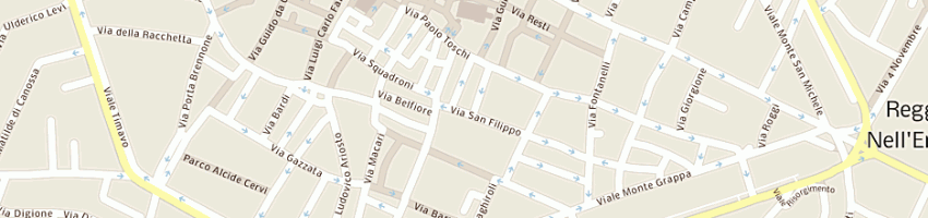 Mappa della impresa gabbi fabio a REGGIO EMILIA