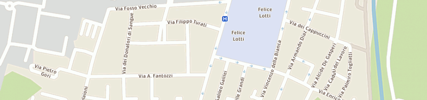 Mappa della impresa spini fratelli (snc) a PONTEDERA