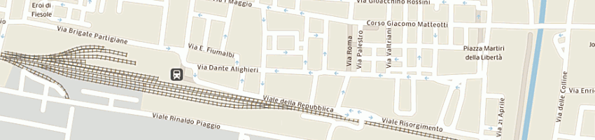 Mappa della impresa bar mauro di simonelli a PONTEDERA