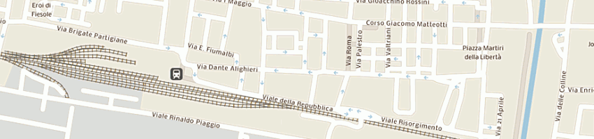 Mappa della impresa centro ippico lo scoiattolo associazione sportiva dilettantistica a PONTEDERA