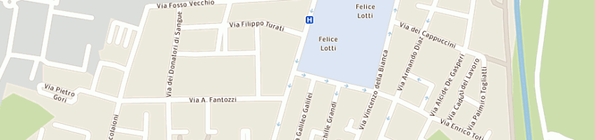 Mappa della impresa agenzia immobiliare bellaria di fondelli simonetta a PONTEDERA
