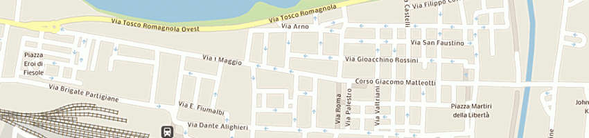 Mappa della impresa enzo di lupi enzo e c (snc) a PONTEDERA