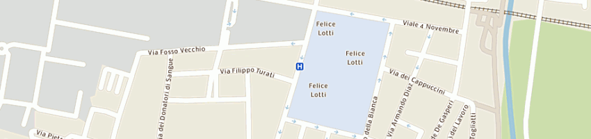 Mappa della impresa ortopedia sanitaria n 1 srl a PONTEDERA
