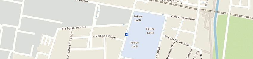 Mappa della impresa ortopedia sanitaria n 1 srl a PONTEDERA