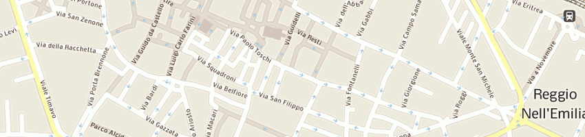 Mappa della impresa rete - reggio emilia terza eta' a REGGIO EMILIA