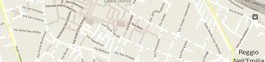 Mappa della impresa la boulangerie a REGGIO EMILIA
