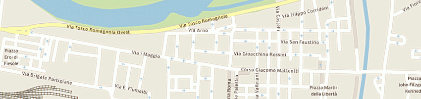 Mappa della impresa tipografia toscana di cervelli giuliano e massimo snc a PONTEDERA