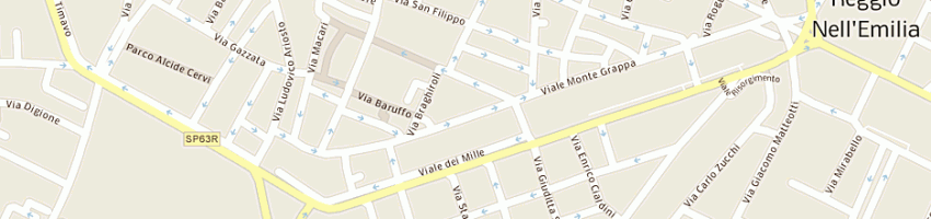 Mappa della impresa prefabbricati saccai srl a REGGIO EMILIA