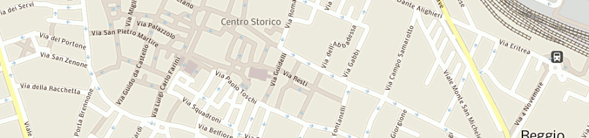 Mappa della impresa charleston sas a REGGIO EMILIA