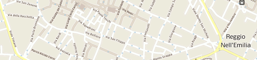Mappa della impresa tazzari francesco a REGGIO EMILIA