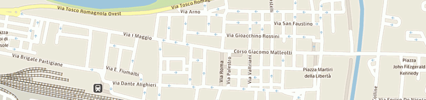 Mappa della impresa my market a PONTEDERA