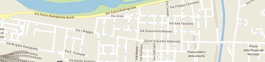 Mappa della impresa poste italiane spa a PONTEDERA