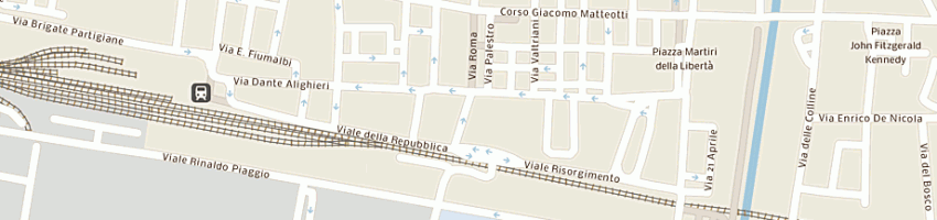 Mappa della impresa carli liano e c (snc) a PONTEDERA