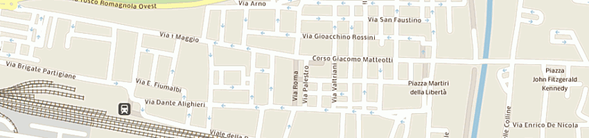 Mappa della impresa tamberi ilaria a PONTEDERA