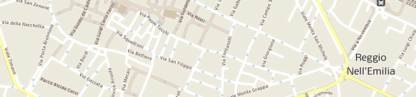 Mappa della impresa assoservizi srl a REGGIO EMILIA