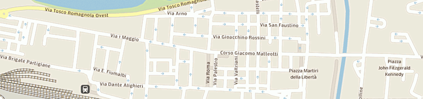 Mappa della impresa my market srl a PONTEDERA